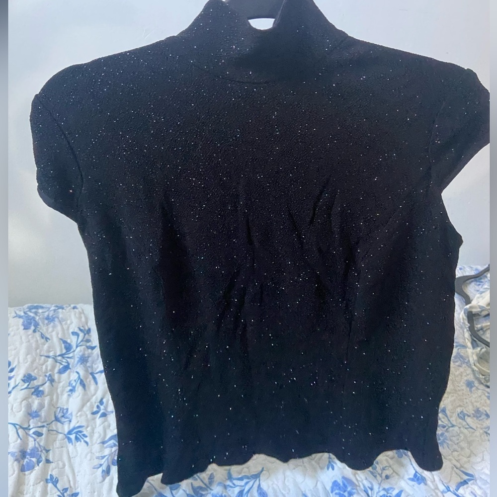 Scott McClintock Black Dress with Subtle Sparkle